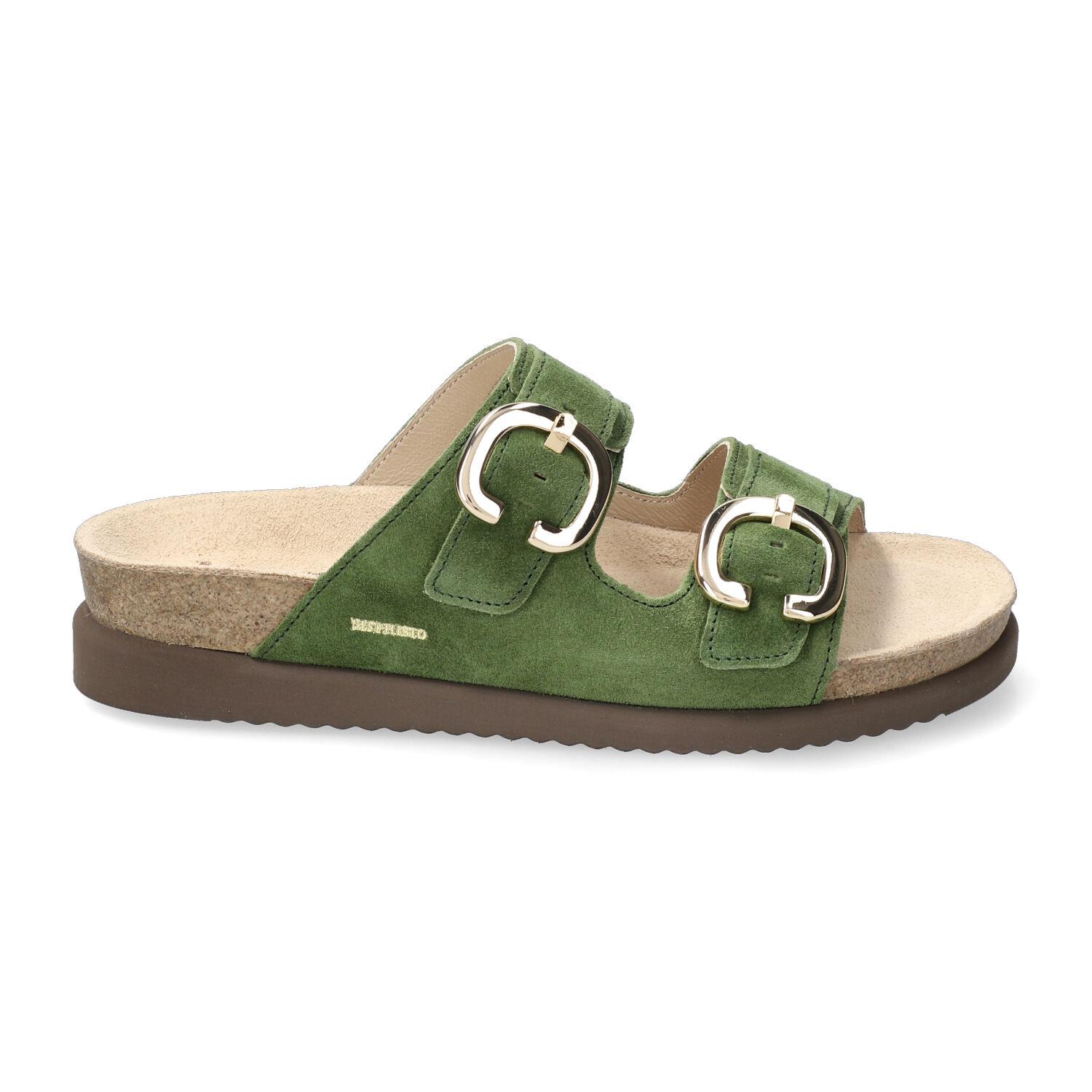 mules femme modèle Iara Vert olive - Mephisto